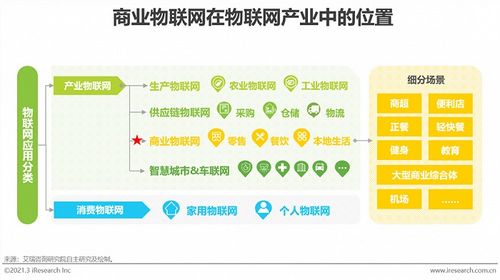 2021年中國商業物聯網行業研究報告 場景應用割裂，未來規模將突破5000億元